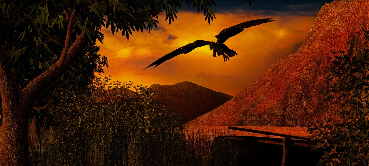 La Fontaine - "SMOK O STU GŁOWACH I SMOK O STU OGONACH" - czytanki.pl